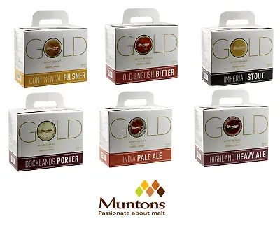 £5.49 • Buy Muntons Gold Beer Making Kits Make Home Brew Refill Ingredients Kit Brewing