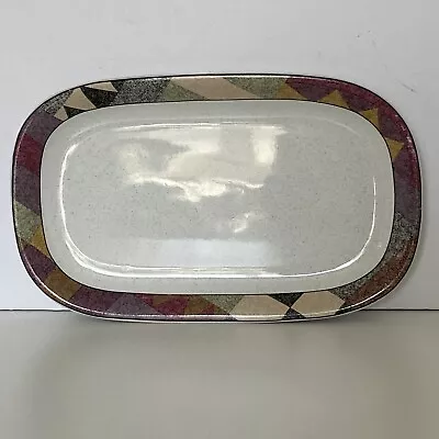 Studio Nova Palm Desert Small Tray 8.5” X 5” Aztec Geometric Art Deco EUC Dish • $14.99