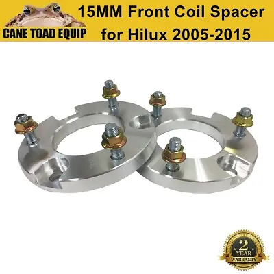 Front Strut Spacers 15mm Suits Toyota Hilux Lift Kit 05-21 N70 N80 Front Coil Sh • $71.50