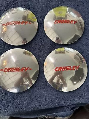 Vintage Crosley Automobile Hub Caps (4) • $19.99