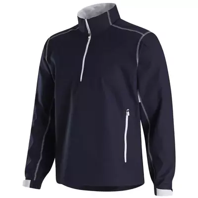 FootJoy Men's Sport Windshirt Golf Pullover Large (L) - Navy/White Style # 32659 • $46.67