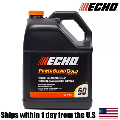 Echo One Gallon Bottles 2 Cycle Engine Oil Mix Extended Life Power Blend 6450050 • $53.99