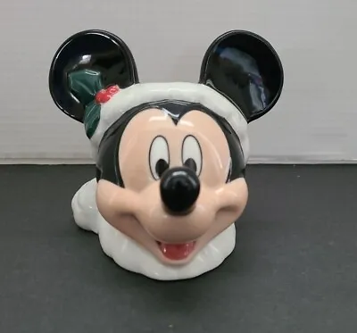 Mickey Mouse Tea Light Candle Holder Santa Clause Disney Parks Holiday Christmas • $24.50