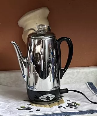 Vintage SUNBEAM Deluxe AP-20 Automatic Percolator 10 Cup Coffee Maker. Works. • $22