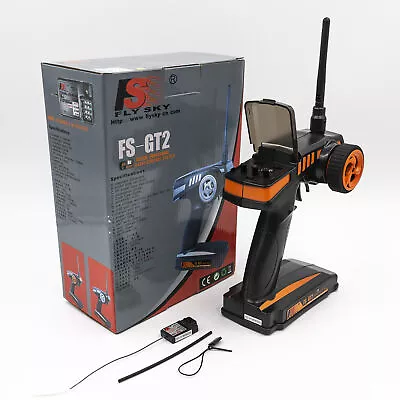 Flysky FS-GT2 2.4G Radio Model RC Transmitter & Receiver For Car Boat USA T4G1 • $31.95