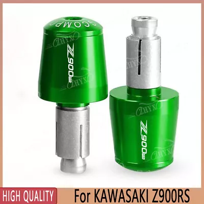 For KAWASAKI Z900RS Motorcycle CNC Handlebar Grips Handle Bar Cap End Plugs New • £17.99