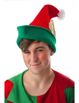 Red Elf Hat With Ears Christmas Accessory • $7.99