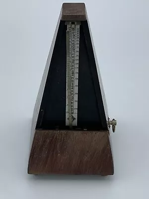 Vintage Wittner Metronome Made In W Germany Wood Case - No Cover • $50