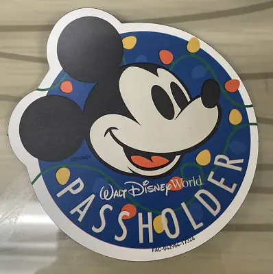 Mickey Mouse Christmas String Of Lights Walt Disney World Annual Passholder Magn • $5