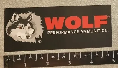 5  - Wolf Performance Ammunition Ammo Vinyl Decal Sticer Shot Show OEM • $3.99