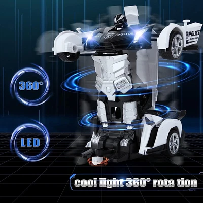 £14.90 • Buy RC Car 1:18 Christmas Car Robot 2.4Ghz Rechargeable 360°Rotating Drifting Realis