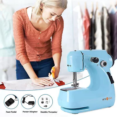 HTVRONT Mini Portable Sewing Machine Smart Electric Tailor Stitch Hand-held DIY • $30.59