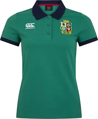 Womens Canterbury Home Nations British Irish Lions Rugby Polo Shirt 8-16 New • £10.99