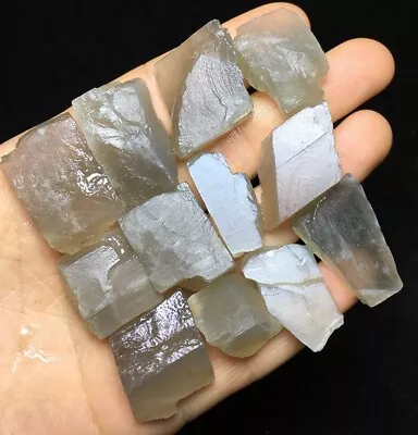 98g Natural Rare White Moonstone Quartz Crystal Healing Reiki Raw Stone   L143 • $0.01