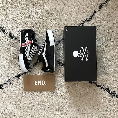 Vans X Mastermind Japan X END Old Skool Low / Lo Sk8 | Black / White | UK 9 • £89.99