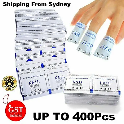Disposable Gel Nail Polish Remover Pads UV Soak Off Acetone Removal WrapsCleaner • $11.55