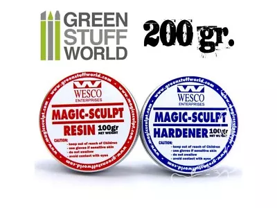 GREEN STUFF 366842 MAGIC SCULPT 200GR New | 8436554366842 • $16.56