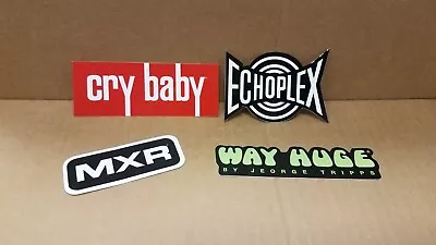 Lot Of 4 Dunlop Decal High Quality Stickers MXR Way Huge Echoplex Cry Baby • $24