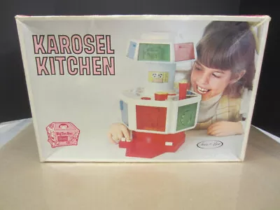 Vintage 1970 Mattel Barbie KAROSEL KITCHEN & Play Food Sears Exclusive Carousel • $74.99