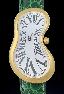 GORGEOUS Vintage SALVADOR DALI SOFTWATCH Exaequo ASYMMETRIC Funky WATCH 92006 • £530.31