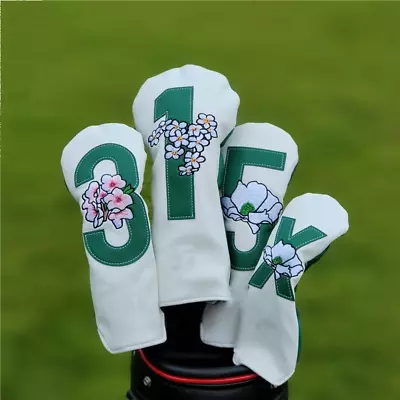 New Leather Golf Headcover Masters Edition Driver Fairway & Putter Head Covers • $24.99