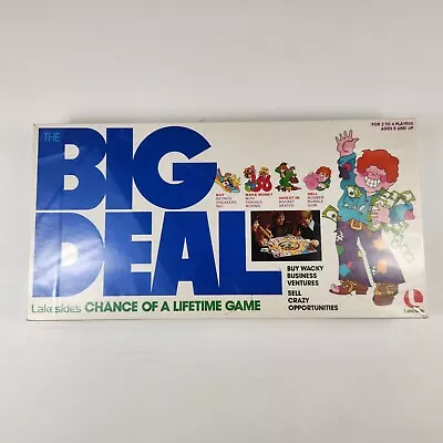 Big Deal Board Game 1977 Lakeside Games Special Edition New NOS Vintage Sealed • $34.99