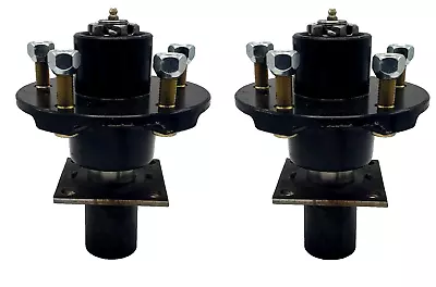 Pair 5 X 4.5 Replacement Idler Hub Spindle Kit W/Flange Trailer Axle 3500# 84 • $139.99