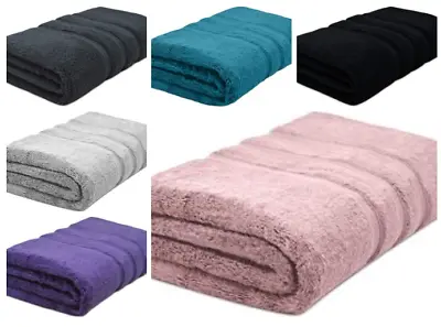 Extra Large Jumbo Bath Sheet 100% Premium Egyptian Cotton Soft Towel 500 GSM • £7.29