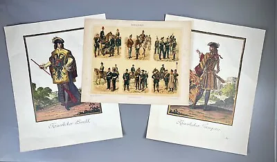 Larmessin & Knotel Antique Military Officer Prints • $59.99