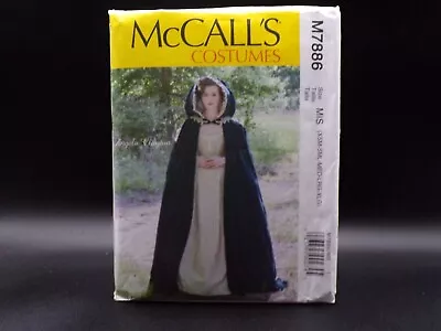 🌹McCALL'S M7886-LADIES GORGEOUS OUTLANDER-CIVIL WAR CAPE/CLOAK PATTERN XS-XL FF • $11.39