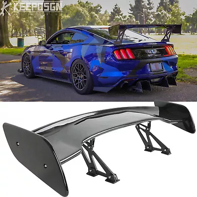 For Ford Mustang 2015-2021 Gloss Black 46  Rear Trunk Spoiler GT Style Wing • $149.46