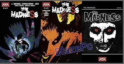 The Madness #5 Cover A B C Variant Set Options AWA Comics NM • $3.89