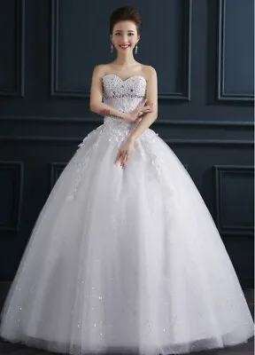 $60 • Buy Elegant Wedding Dress Fit Size 12