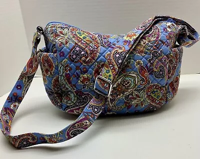 Vera Bradley On The Go Crossbody Purse Provence Paisley Travel Cotton • $29.99