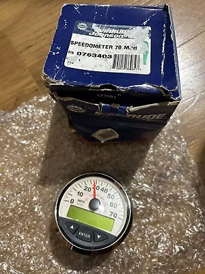 Evinrude Etec Brp 70 MPH Speedometer Gauge 0763403 I Command 3 1/4 Inch Johnson • $275