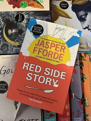 SIGNED Red Side Story By Jasper Fforde. Hardback. • £25