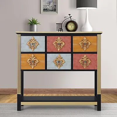 Console Table With Drawer Entryway Storage Cabinet Vintage Sideboard Sofa Table • $249.99