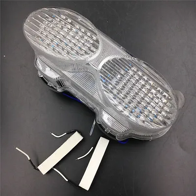 Motorcycle LED Tail Light For Kawasaki Ninja ZX6R 1998-2002 ZX9R 1998-2005 Clear • $34.88