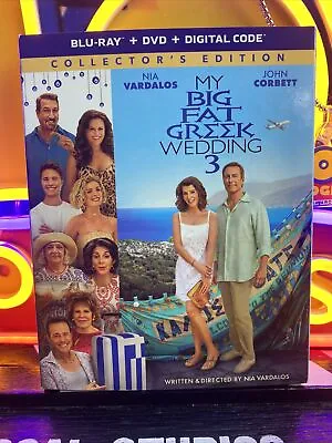 MY BIG FAT GREEK WEDDING 3 BLU RAY + DVD 2 DISC SET -SLIPCOVER Collection Ed • $15.93