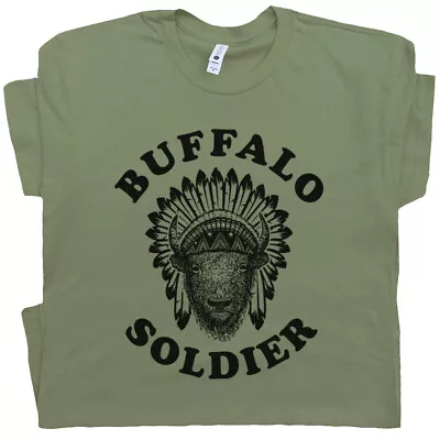 Buffalo Soldier T Shirt Reggae Vintage Retro Rasta Lion Tee Jamaica Cool Graphic • $19.99