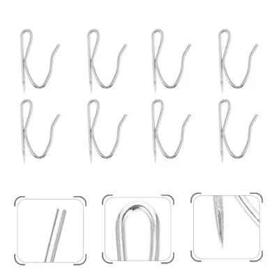  100 Pcs Stainless Steel Curtain Hook Curtains With Hooks For Track • $12.17