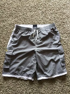 Mens Swim Trunks XXL Gray EUC • $12.99