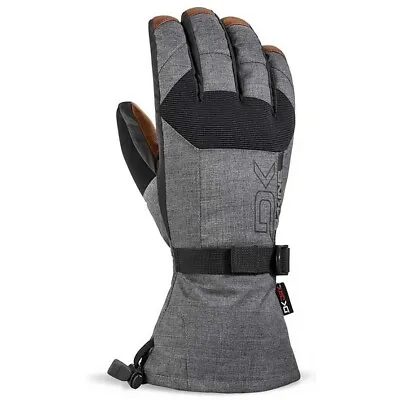 Mens Dakine Leather Scout Ski Gloves Carbon • £62.99
