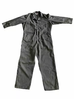 Dickies Deluxe Blended Long Sleeve Coveralls Medium Chest Size 46 Green Unlined • $15