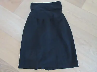 Ladies Motherhood Black Maternity Skirt Pull On  Size S • £2.99