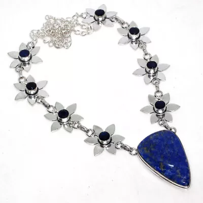 Lapis Lazuli Blue Topaz Ethnic New Arrival Necklace Jewelry 20  JW • $4.99