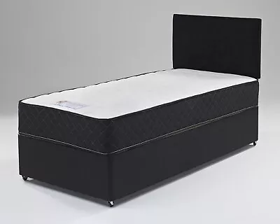 Divan Bed With Luxury 25cm Deep Memory Foam Mattress. All Sizes Available. • £329.99