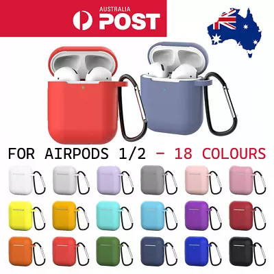 Shockproof Headphone Case Silicone Cover Gel Skin For AirPods 1 2 • $3.65