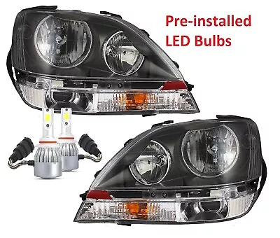 Fleetwood Revolution 2008 2009 2010 2011 Black Pair Led Headlights Head Light Rv • $270