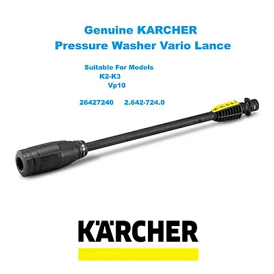 Karcher K2 K3 Pressure Washer Full Control Vario Lance 2.642-724.0 • £30.15